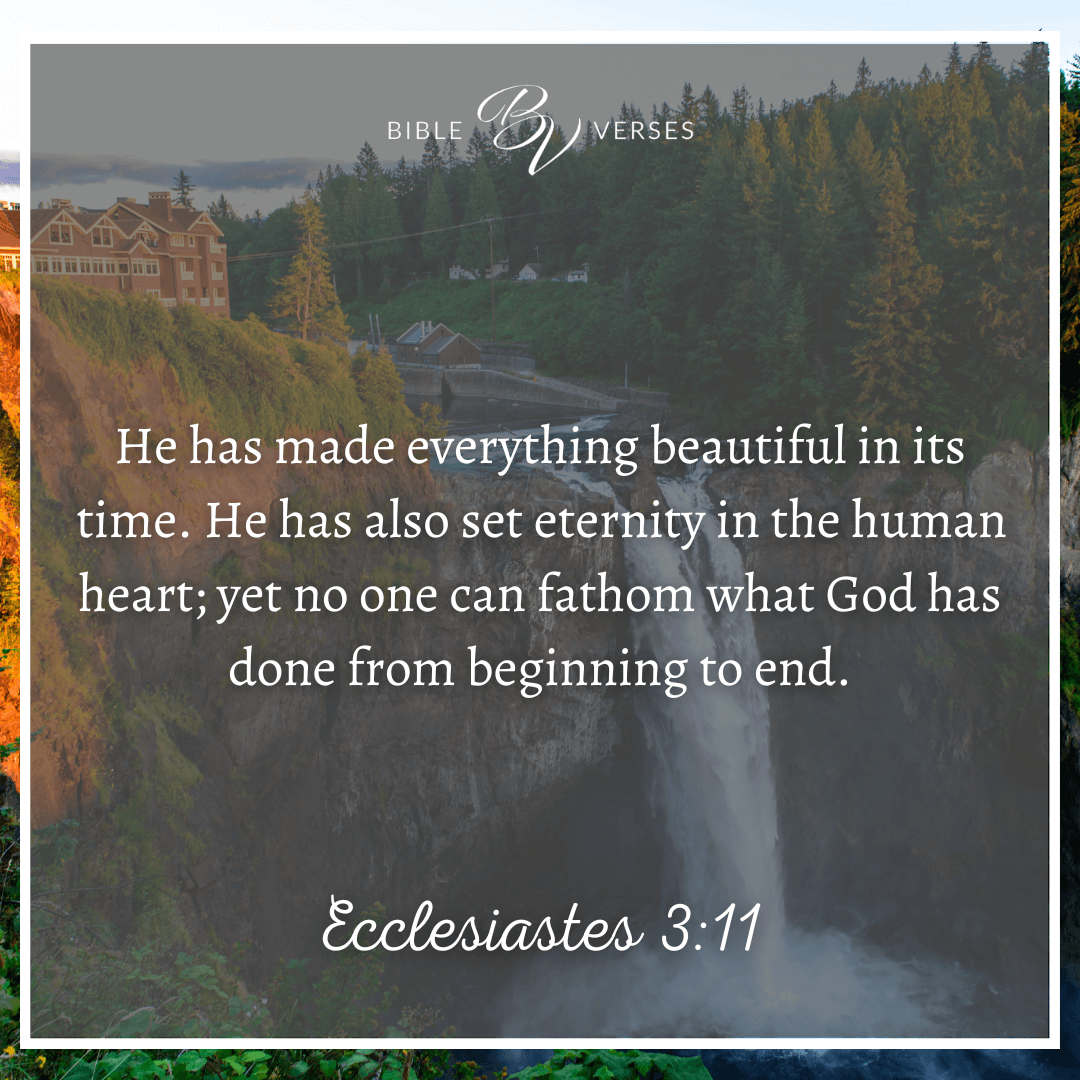 Bible verses on beauty Ecclesiastes 3:11